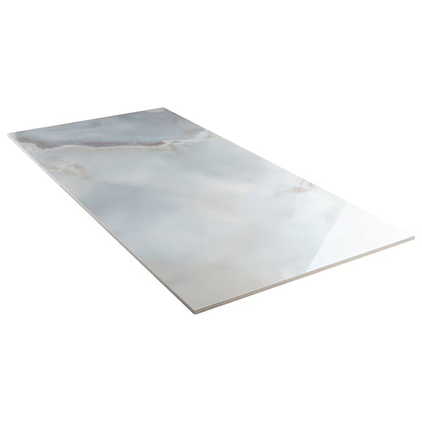 Ivy Hill Tile Jume Onyx Pearl Porcelain Tile – 0.39 inch Thick, 24 inch x 48 inch, 15.49 sq.ft/Case – Polished Onyx Look Finish