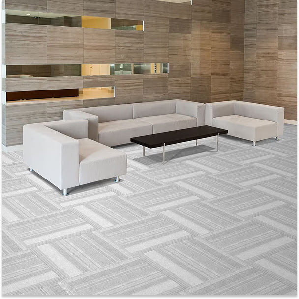 Foss Floors Barcode N29 Chestnut 24-inch x 24-inch Carpet Tiles (15 Tiles / Case)
