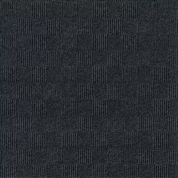 Foss Floors City Block N09 Black Ice 24-inch x 24-inch Carpet Tiles (15 Tiles / Case)