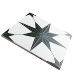 Load image into Gallery viewer, Merola Tile Stella Luxe Nero Porcelain Tile 0.39 inch Thick 9.75 inch x 9.75 inch 10.88 sq ft/case Mixed Finish