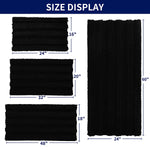 Charger l'image dans la visionneuse de galerie, Faddis Soft Striped Rectangle Absorbent Non-Slip Bath Rug