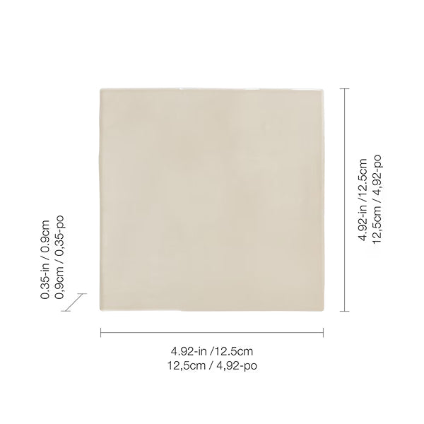 Anatolia Moroccan Desert Glossy Pressed Ceramic Wall Tile 0.35 inch Thick 4.92 inch W 12.16 sq ft/case