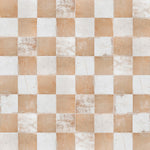 Charger l'image dans la visionneuse de galerie, Merola Tile Kings Clay Checker Sand 17.63 inch x 17.63 inch Ceramic Floor and Wall Tile 10.95 sq. ft./case – Low Sheen Vintage Finish