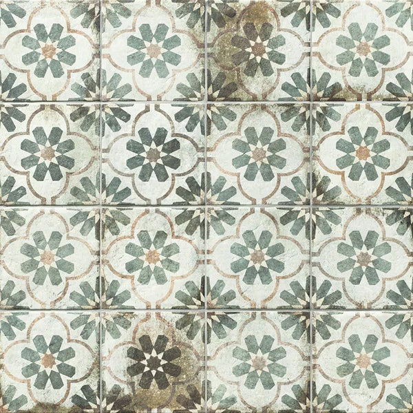 Merola Tile D’Anticatto Decor Florence Porcelain Floor and Wall Tile 8.75 inch x 8.75 inch x 0.38 inch – 11.25 sq. ft./Case, Matte Textured Rustic Finish