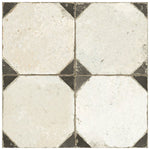 Charger l'image dans la visionneuse de galerie, Carrelage en céramique pour sol et mur Merola Tile Kings Yard Nero 44,78 cm x 44,78 cm – 1,02 m²/caisse Motif mat