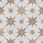 Charger l'image dans la visionneuse de galerie, Merola Tile Llama Stella Loire Noce Porcelain Tile 0.38 inch Thick x 9.75 inch Wide – 10.88 sq. ft. Coverage – Textured Mixed Finish