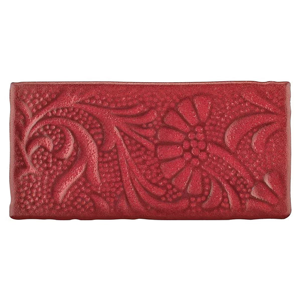 Merola Tile Antic Feelings Red Moon 3 inch x 6 inch Ceramic Wall Tile – 4 sq.ft./case Glossy Patterned Finish