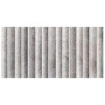 Load image into Gallery viewer, Merola Tile Rubik Greige Ceramic Wall Tile 0.35 inch Thick 5.88 inch Wide 10.78 sq. ft. per Case – Glossy Fluted Finish