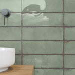 Load image into Gallery viewer, Ivy Hill Tile Santa Fe Green 3.93 inch x 11.96 inch Polished Ceramic Wall Tile (10.76 sq. ft./case)