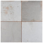 Load image into Gallery viewer, Merola Tile Kings Clay Checker Silver Ceramic Floor and Wall Tile 0.37 inch Thick 17.63 inch Wide 10.95 sq. ft. per Case – Low Sheen Vintage Finish