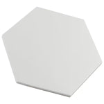Charger l'image dans la visionneuse de galerie, Merola Hexatile Matte Blanco Porcelain Tile 0.37 inch Thick 7 inch x 8 inch 7.67 sq. ft./case Matte Hexagon