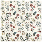 Load image into Gallery viewer, Merola Tile Sample Garden Whisper 9-3/4 inch x 9-3/4 inch Porcelain Floor and Wall Tile – Floral Pattern, Glazed Textured Finish Sample Tile