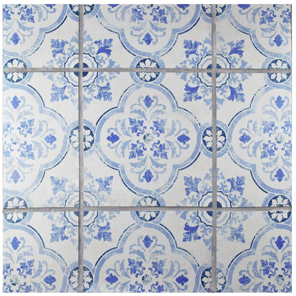 Merola Tile Klinker Alcazar Celosia 12.75 inch x 12.75 inch Ceramic Floor and Wall Tile 6.96 sq. ft./case – Satin Textured Finish
