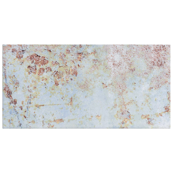 Carrelage mural en céramique Merola Tile Biarritz bleu 3 po x 6 po 0,32 po d'épaisseur 5,72 pi ca/caisse