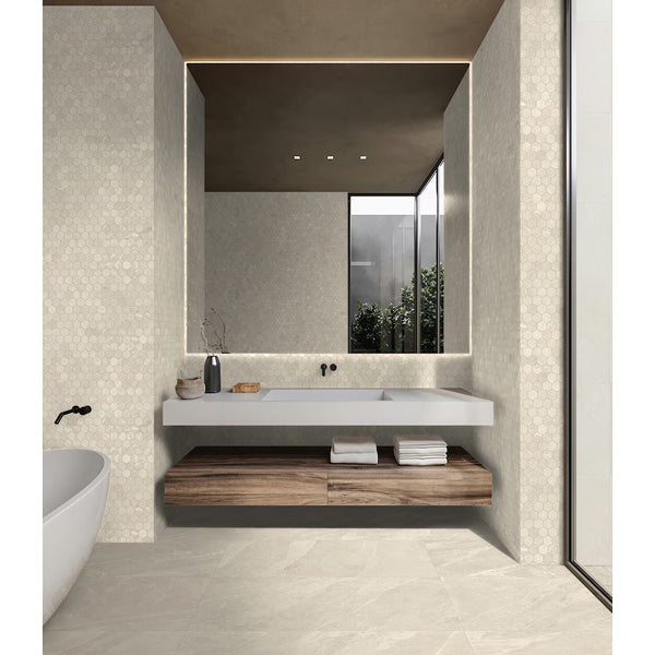 Anatolia Vermont Oasis Porcelain Tile 0.33 inch Thickness 24 inch Width 15.5 sq. ft. Coverage Matte Rectified Stone Look