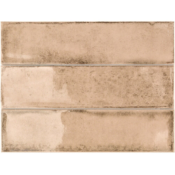 Ivy Hill Tile Moze Taupe 3 inch x 12 inch Ceramic Wall Tile – 5.38 sq. ft. per Case, Glazed Smooth Finish