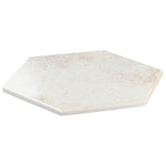 Charger l'image dans la visionneuse de galerie, Ivy Hill Tile Mandalay Hex White Porcelain Tile – 0.35 inch Thick, 9.13 inch x 10.51 inch, 8.07 sq.ft/Case – Polished Hexagon Finish