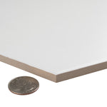 Load image into Gallery viewer, Merola Tile Textile Basic Hex White Porcelain Tile 8.63 inch x 9.88 inch – 11.5 sq. ft. per Case Glossy Stone-Look Finish