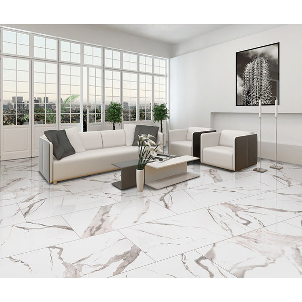 MSI Ader Tegal 24 inch x 48 inch Polished Porcelain Floor and Wall Tile – 16 sq.ft. per Case