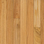 Load image into Gallery viewer, Natural oak solid hardwood flooring with smooth finish and 5-inch wide planks
