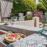 Load image into Gallery viewer, Merola Tile Sample Faenza Azul 6 inch x 6 inch Ceramic Floor and Wall Tile