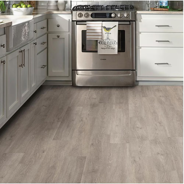 TrafficMaster Taupe Oak 6 in. x 36 in. Peel and Stick Vinyl Plank (18 sq. ft./case)