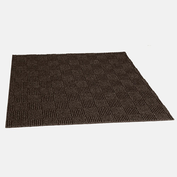 Foss Floors City Block N17 Mocha 24-inch x 24-inch Carpet Tiles (15 Tiles / Case)