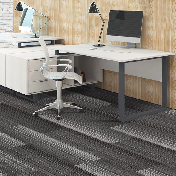 Astella ASTELLA Chrono Swift 9.84-inch X 39.36-inch Carpet Tile (21.53 sq. ft. / Case)