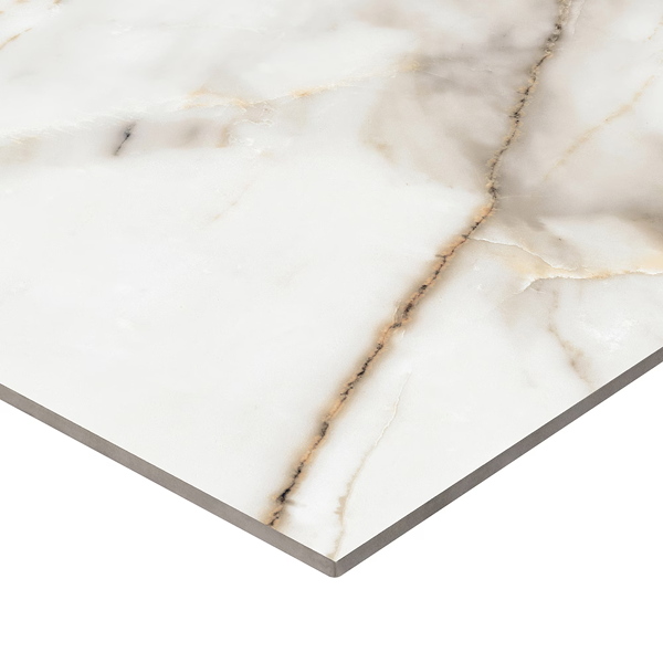 Carreau de porcelaine rectifié poli Calacatta Solano 24 po x 48 po Anatolia (15,5 pi ca/caisse)