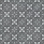 Load image into Gallery viewer, Merola Tile Harmonia Vintage Black 13 inch x 13 inch Ceramic Floor and Wall Tile – 12.19 sq. ft. per Case, Glazed Encaustic-Inspired Matte Finish