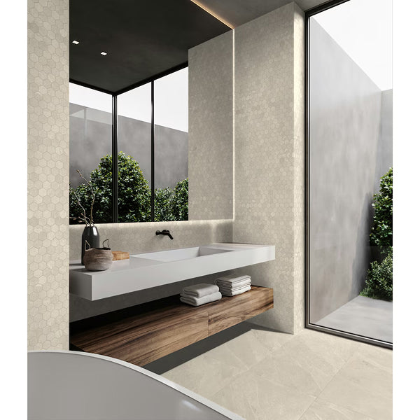 Anatolia Vermont Oasis Porcelain Tile 0.33 inch Thickness 24 inch Width 15.5 sq. ft. Coverage Matte Rectified Stone Look