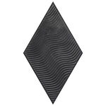 Load image into Gallery viewer, Merola Tile Rhombus Black 5-1/2-inch x 9-1/2-inch Semi-Gloss Porcelain Floor and Wall Tile (11.68 sq. ft. / case)