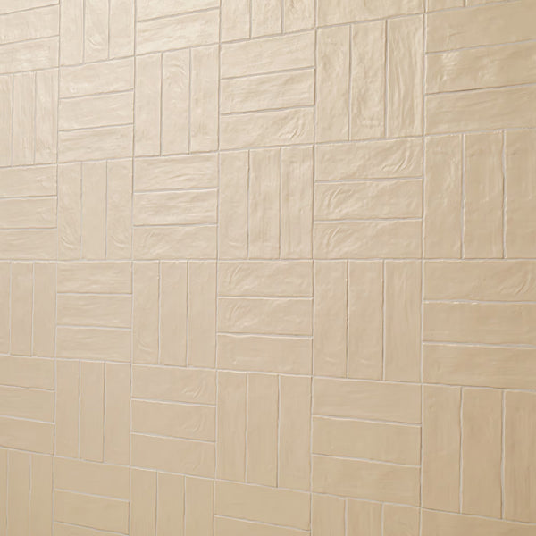 MSI Stone ULC Zelyge Desert White 2.5 inch x 8 inch Satin Ceramic Zellige Look Backsplash Tile – 5.24 Sq. Ft. / Case