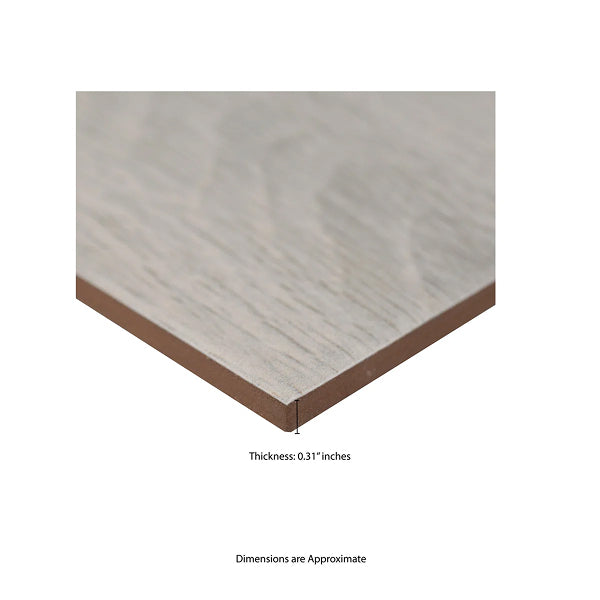 Brauma 6 in. x 24 in. Matte Ceramic Wood Look Floor and Wall Tile