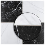 Charger l'image dans la visionneuse de galerie, Échantillon de carrelage Merola Merzoni Checker Ruzzini pour sol et mur en porcelaine 23 cm x 23 cm – Échantillon Aspect marbre satiné