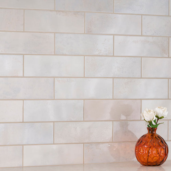 MSI Stone ULC Marza Pearl 4 in. x 12 in. Glossy White Ceramic Subway Tile – 11.22 sq. ft. per Case