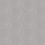 Charger l'image dans la visionneuse de galerie, Merola Tile Hexatile Matte Gris Porcelain Tile 0.37 inch Thick 7 inch x 8 inch 7.67 sq ft/case Matte Hexagon