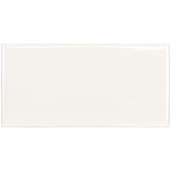 Segment 3 in. x 6 in. Glossy Ceramic Subway Wall Tile