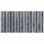 Load image into Gallery viewer, Merola Tile Rubik Azul 5-7/8 inch x 11-3/4 inch Ceramic Wall Tile – 10.78 sq. ft. per Case, Glossy Fluted Blue Wall Tile