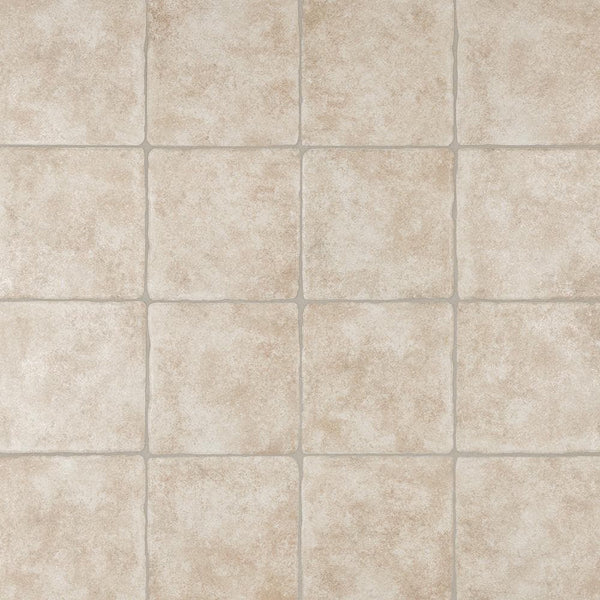 Merola Tile Costa Arena Ceramic Floor and Wall Tile 7.75 inch Width 7.75 inch Length 11.11 sq ft/case Matte Textured Finish