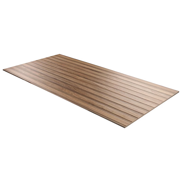 Ivy Hill Tile Brookline Ribbon Roble Brown Porcelain Tile 0.35 inch Thickness 24 inch Width 15.49 sq. ft. Coverage Matte Wood Look Finish