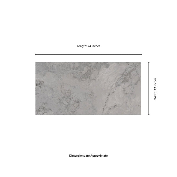 Royce 12 in. x 24 in. Matte Ceramic Stone Look Floor and Wall Tile