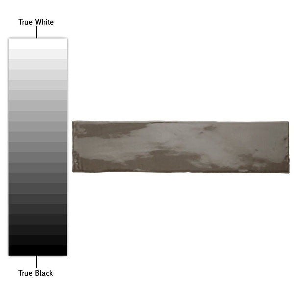 Merola Tile Chester Grafito Ceramic Wall Tile 0.38 inch Thick 3 inch Wide 5.72 sq ft/case Glossy Subway Finish
