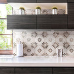 Load image into Gallery viewer, Merola Tile Kings Blume Nero Ceramic Floor and Wall Tile 0.37 inch Thick 17.63 inch Wide 10.95 sq ft/case Matte Textured Finish