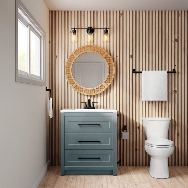 Revêtement de sol stratifié aspect bois beige et beige Lifeproof Oceanside Oak 10 mm x 7,6 po l x 54,45 po L (20,11 pi²/boîte)